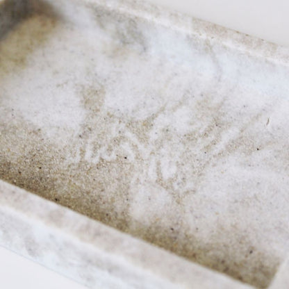 GoodHome Cenia sæbeskål i beige marmor