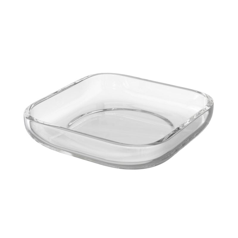 Sæbeskål i Glas Firkantet 10x10 cm Gennemsigtig
