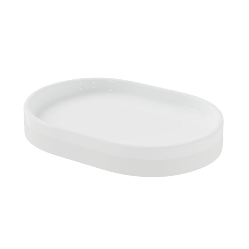 Mydelniczka Koros Biała Ceramiczna 14,2 x 9,8 cm