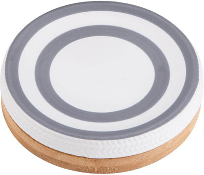 Mydelniczka Ceramiczna Sepio Oslo Biało-Szara 125 mm