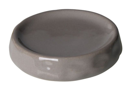Mydelniczka Ceramiczna Okrągła Szara 11 cm