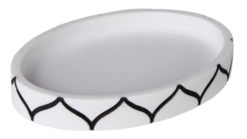 Mydelniczka Net Hvid Polymerharpiks 14,5 x 10 cm