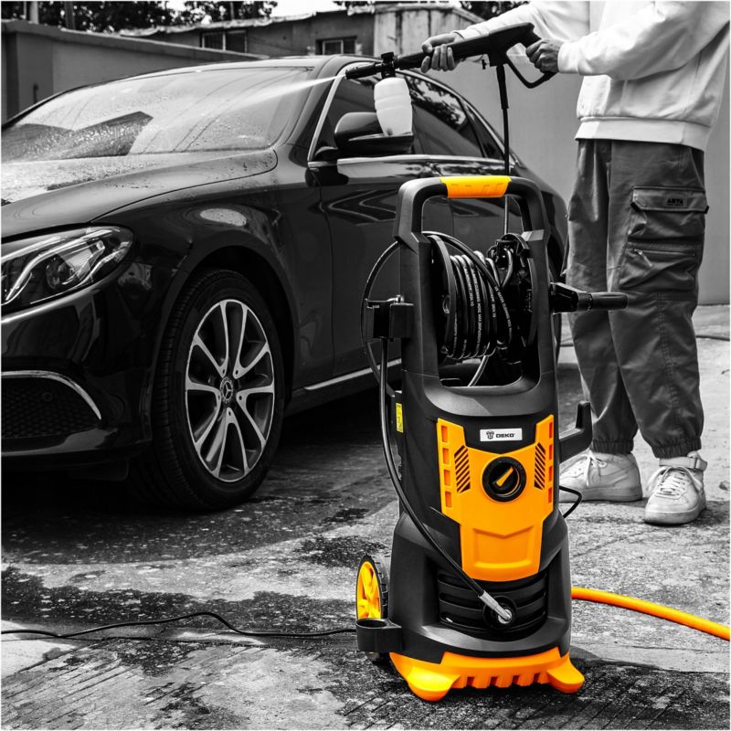 DEKO højtryksrenser 165 bar 2200 W komplet sæt