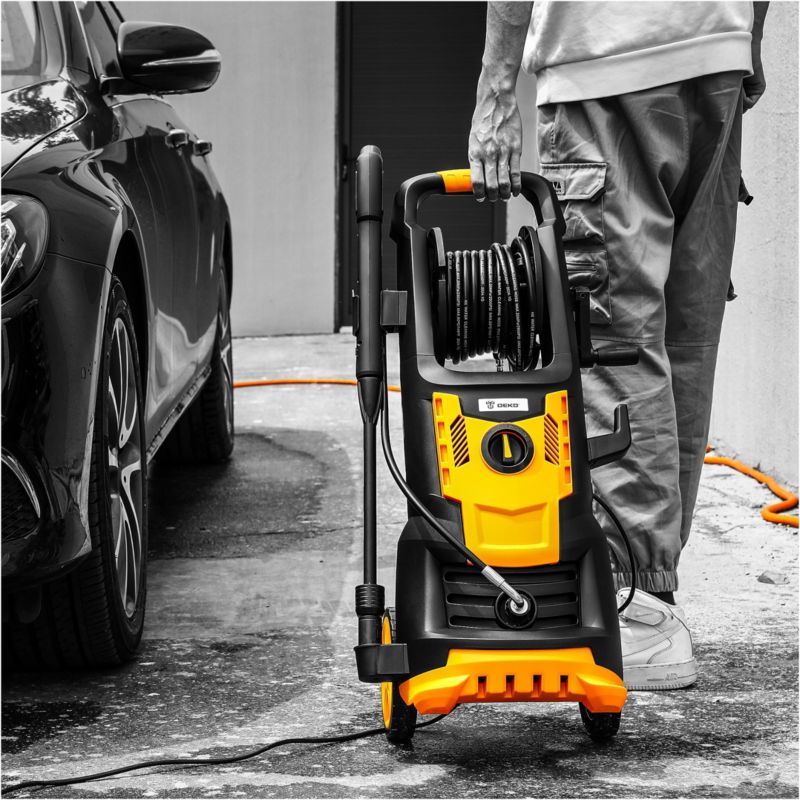 DEKO højtryksrenser 165 bar 2200 W komplet sæt