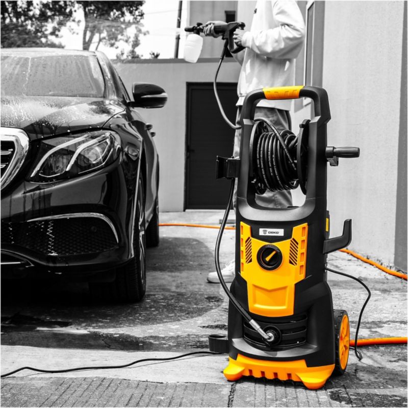 DEKO højtryksrenser 165 bar 2200 W komplet sæt