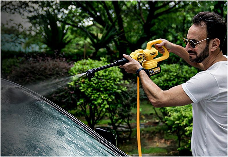 Imoum trådløs højtryksrenser 400W 62 bar komplet sæt