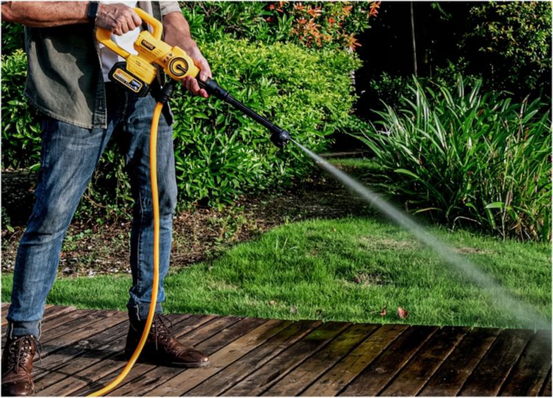 Imoum trådløs højtryksrenser 400W 62 bar komplet sæt