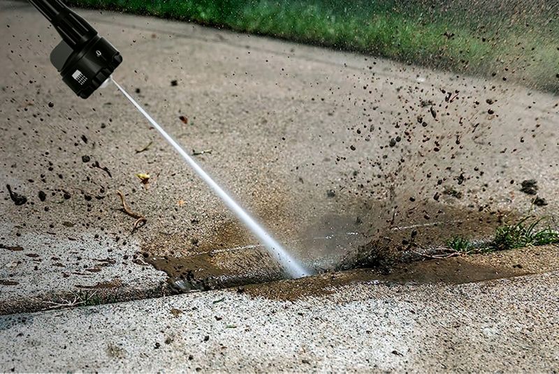 Imoum trådløs højtryksrenser 400W 62 bar komplet sæt