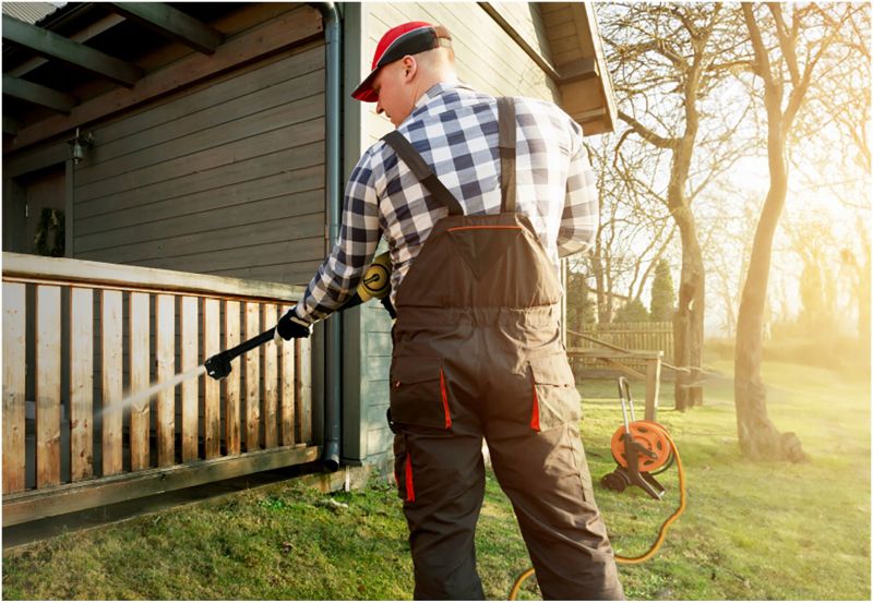 Imoum trådløs højtryksrenser 400W 62 bar komplet sæt