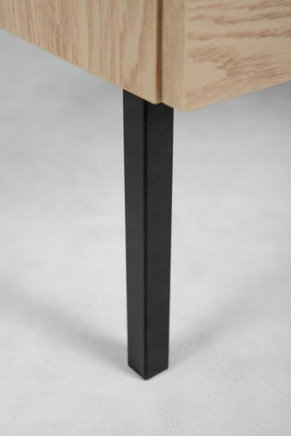 Møbelben 20 cm Sort Metal 4 stk. Loftstil