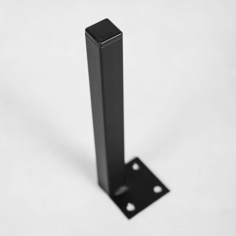 Møbelben 20 cm Sort Metal 4 stk. Loftstil