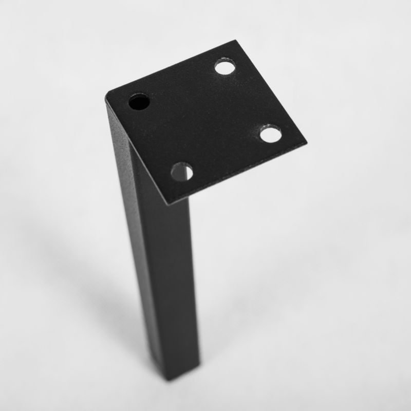Møbelben 20 cm Sort Metal 4 stk. Loftstil