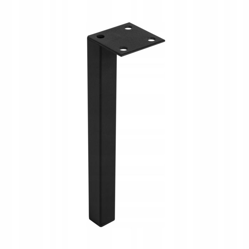 Møbelben 20 cm Sort Metal 4 stk. Loftstil