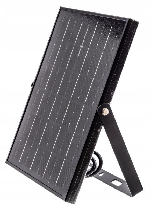 Batteridrevet arbejdsprojektør Germina 30W med solpanel og kuffert, 1 stk.
