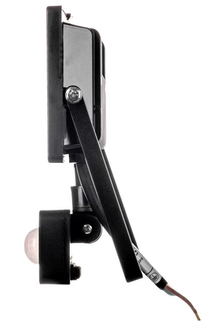 LED-spot Germina 10W med bevægelsessensor, udendørslampe IP65, 1 stk.