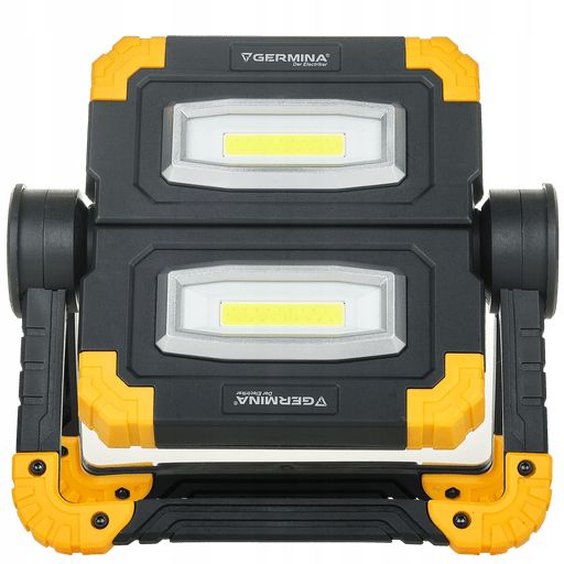LED-projektør Germina 20W 1200 lm med 5000mAh batteri og powerbank - 1 stk.