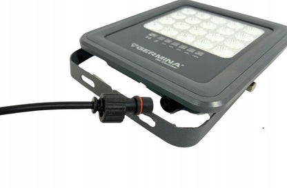 LED-spot Germina solcellelampe 50W IP65 5000K med fjernbetjening, 1 sæt