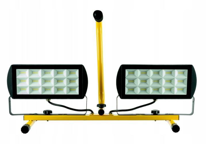 LED-arbejdslampe Germina på stativ 2x45W halogen 2-i-1, 1 stk.