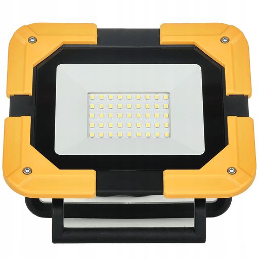 Bærbar LED-spot Germina 30W med foldbar lav stander, 1 stk.