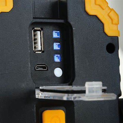 Bærbar LED-arbejdslygte GERMINA med batteri 10W 4000K 1000lm og powerbank-funktion, 1 stk.
