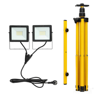 LED-arbejdslampe Kobi Tigra S 2x30W 4000K IP65 1 sæt