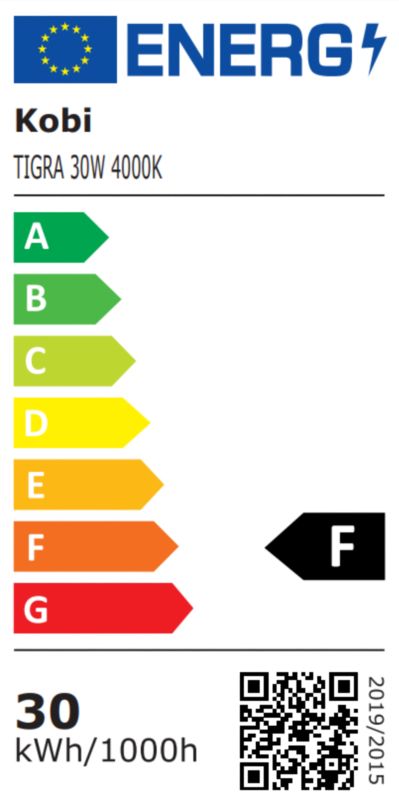 LED-arbejdslampe Kobi Tigra S 2x30W 4000K IP65 1 sæt