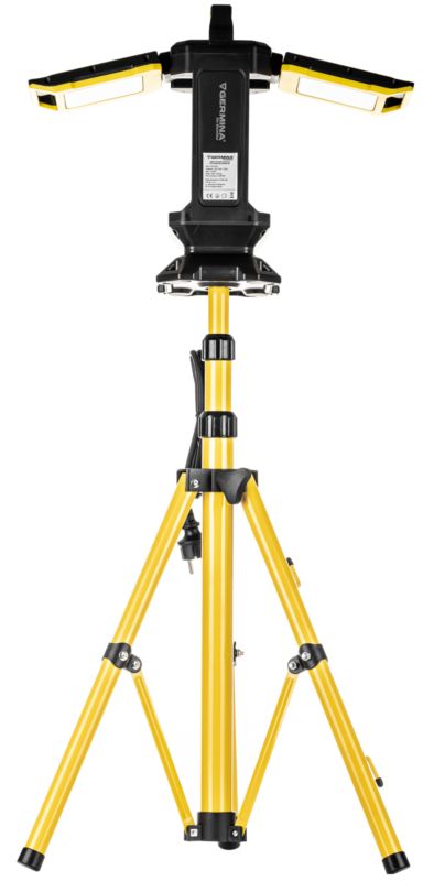 LED-arbejdslamper på stativ Germina 50W, dæmpbar værkstedslampe, 1 stk.