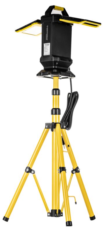 LED-arbejdslamper på stativ Germina 50W, dæmpbar værkstedslampe, 1 stk.