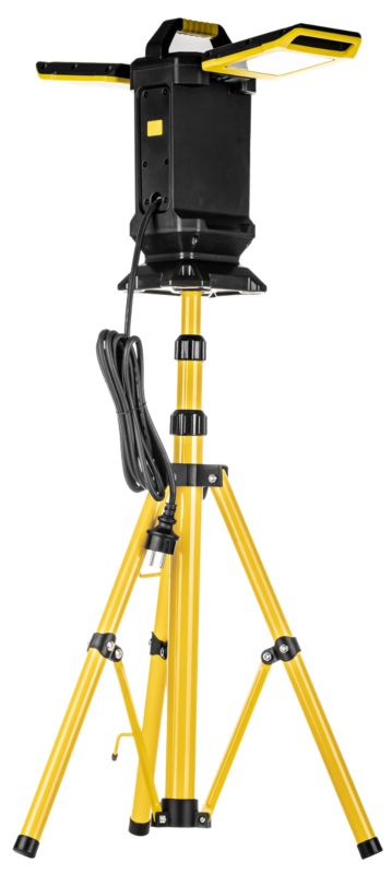 LED-arbejdslamper på stativ Germina 50W, dæmpbar værkstedslampe, 1 stk.