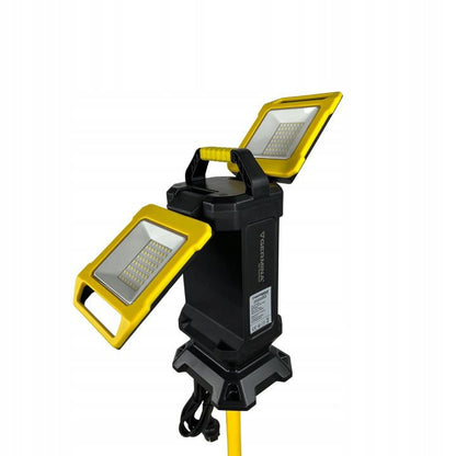 LED-arbejdslamper på stativ Germina 50W, dæmpbar værkstedslampe, 1 stk.