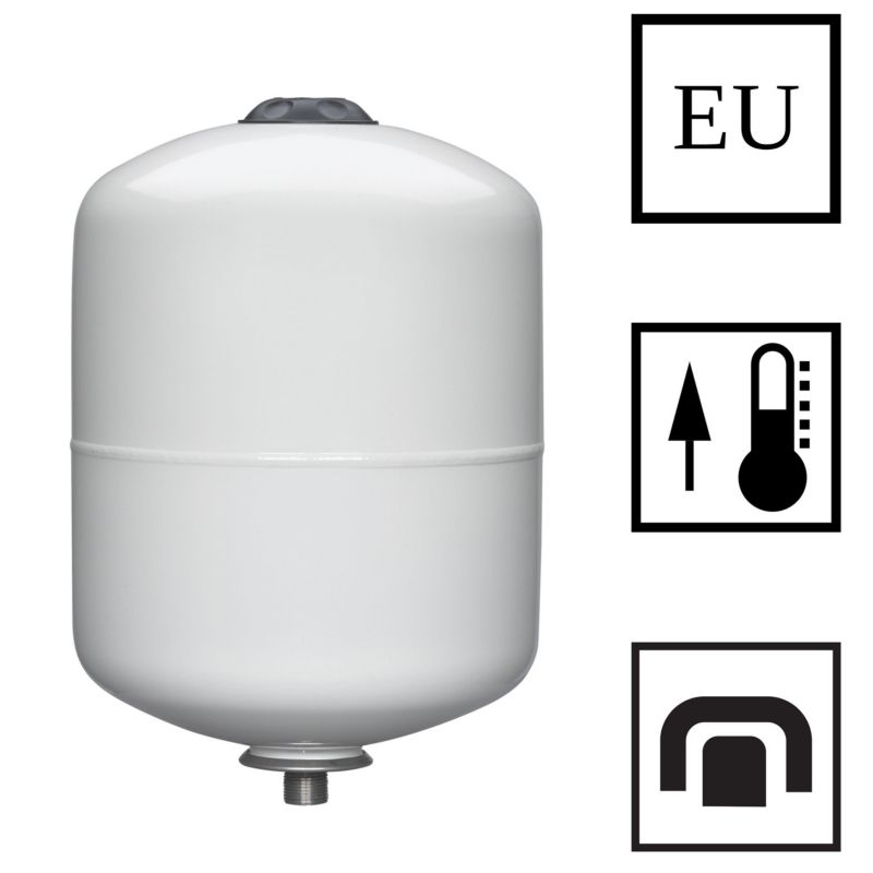Trykekspansionsbeholder 18 Liter Hvid CW-14-018-V