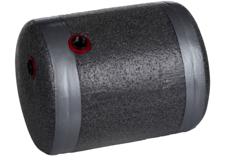 Metalbet udligningsbeholder 20 l med polyethylenisolering, 1 stk.