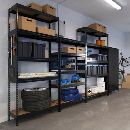Metalhylde til reol Rand 46x97x40 cm 2 hylder 250 kg