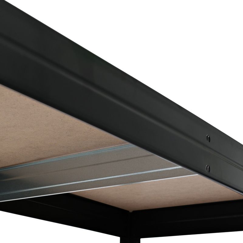 Metalhylde til reol Rand 46x97x40 cm 2 hylder 250 kg