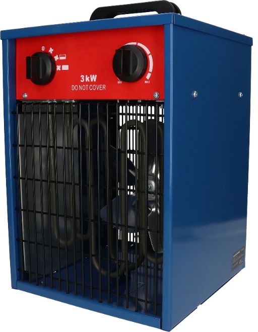 Elektrisk varmeblæser 3000 W IPX4 EH9010, 1 stk.
