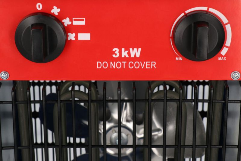 Elektrisk varmeblæser 3000 W IPX4 EH9010, 1 stk.