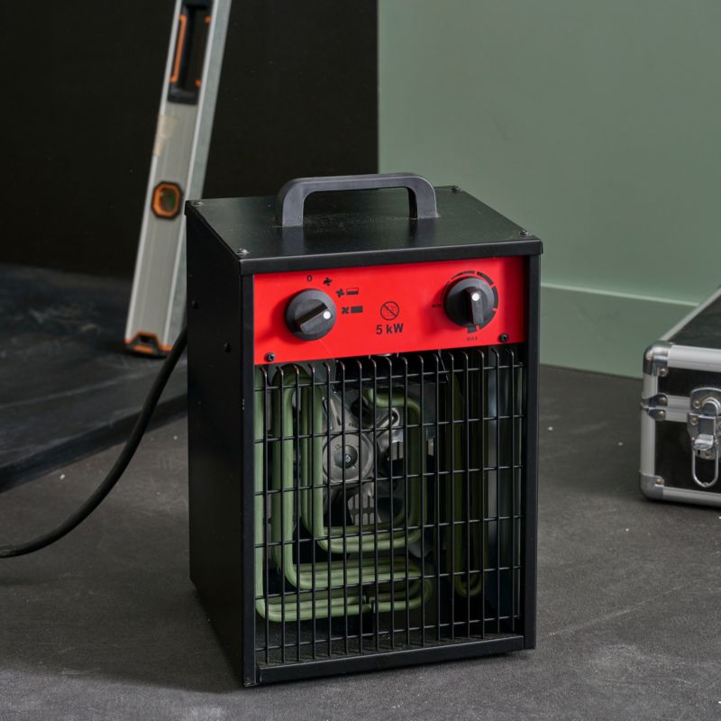 Elektrisk varmeblæser 5 kW