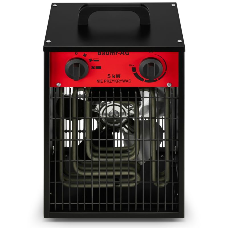 Elektrisk Varmeblæser 5000W 400V med Termostat