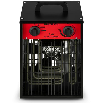 Elektrisk Varmeblæser 5000W 400V med Termostat