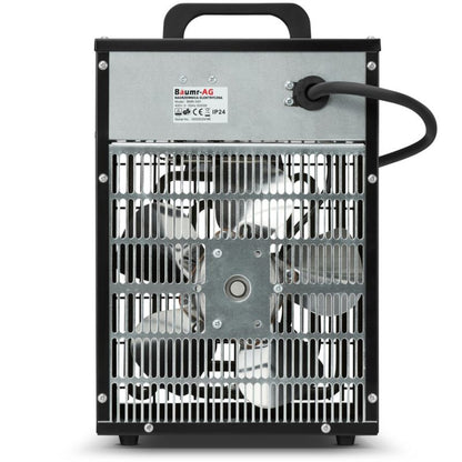 Elektrisk Varmeblæser 5000W 400V med Termostat