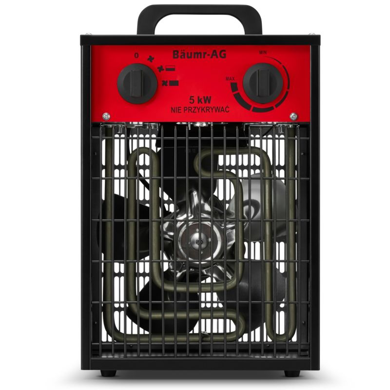Elektrisk Varmeblæser 5000W 400V med Termostat