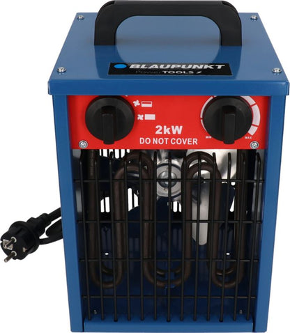 Blaupunkt EH7010 elektrisk varmeblæser 2000 W IPX4, 1 stk.