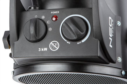 Elektrisk Varmeblæser Keramisk PTC 3 kW 90-063