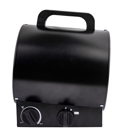 El-Varmeblæser 2,5 kW med Termostat Sort | 3ZXBGP1325 BUD90