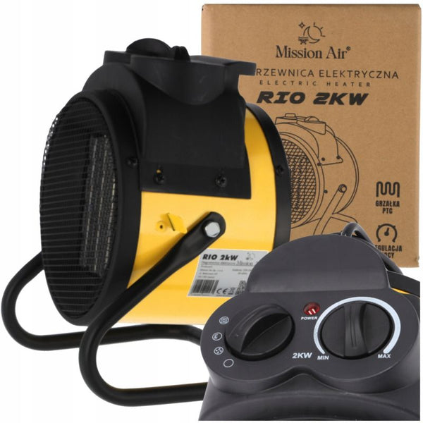 Elektrisk Varmeblæser RIO 2000W PTC