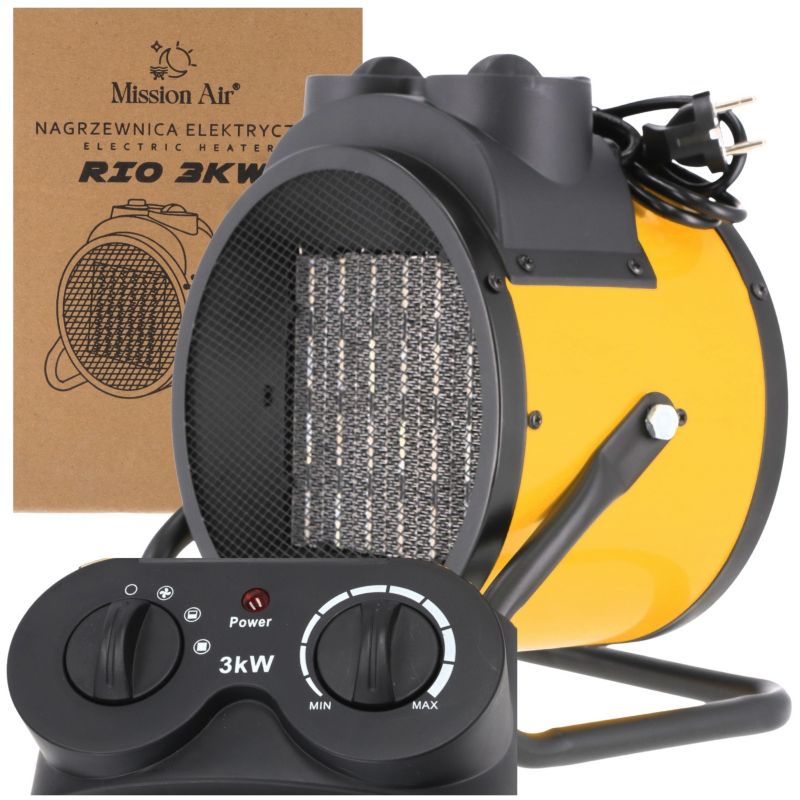 Elektrisk Varmeblæser RIO 3000W 230V