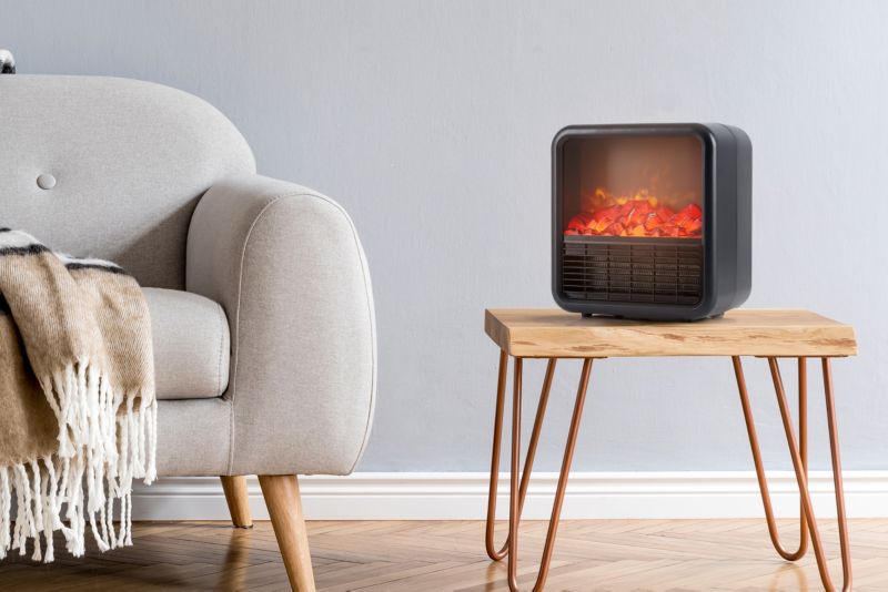 Keramisk Varmeblæser PTC med Pejseeffekt 1500W Hvid LFS-15A