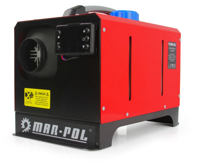 Dieselluftvarmer 8 kW med Fjernbetjening 12V 230V | M80950