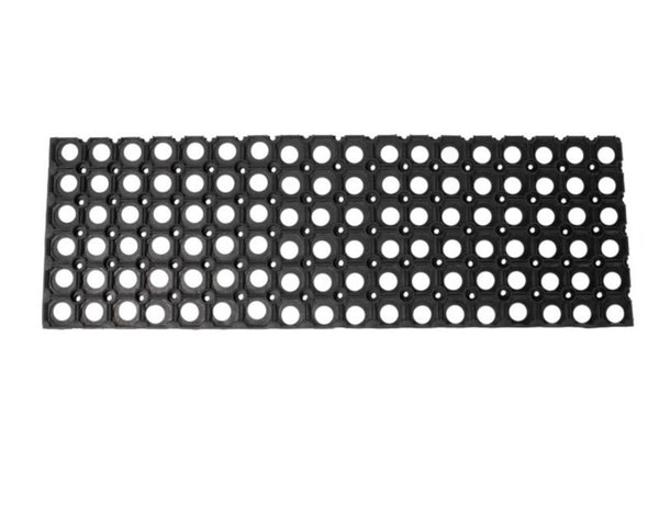 Gummi Trappetrin 24x100 cm Sort 16 mm
