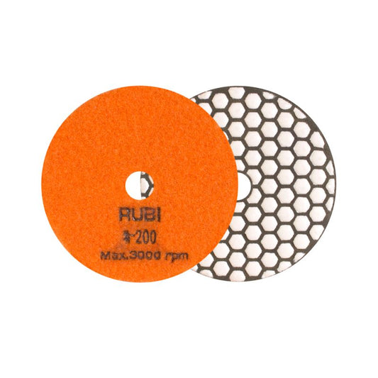 Diamantpolerskive Rubi 100 mm P200